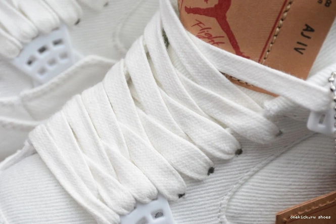 Rep x Levi's Air 4 Jordan 'White' AO2571-100 0723